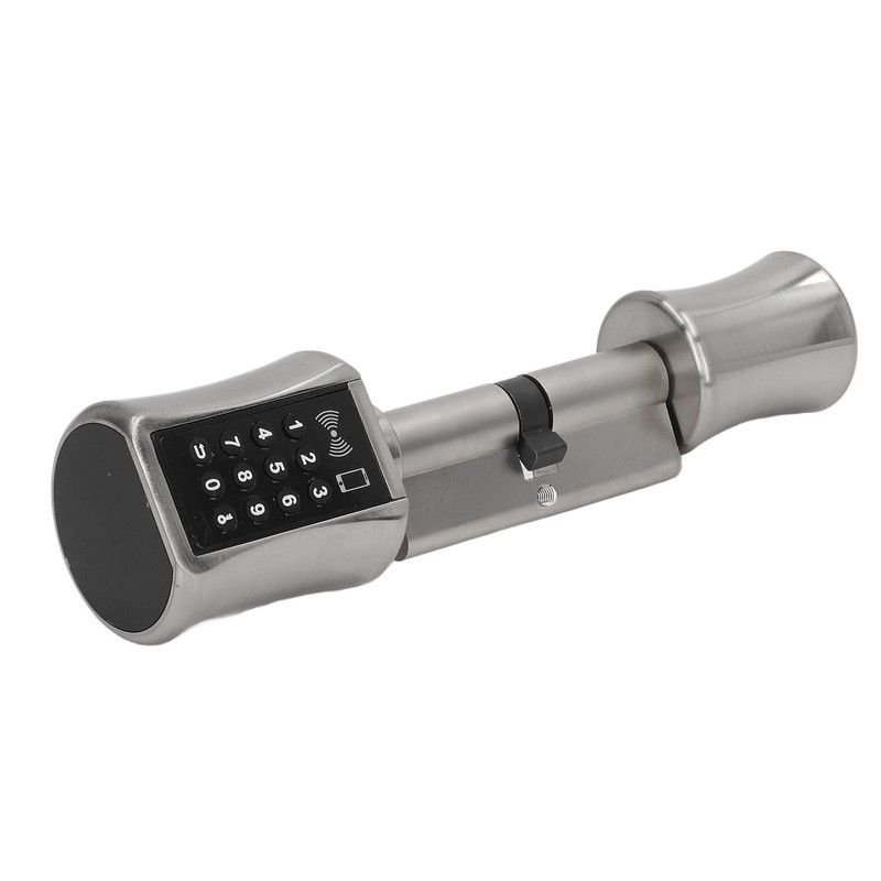Keyless Electric Lock Stainless Steel Brass Low Consumption Smart Cylinder