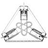 Camping Pot Stand,Foldable Outdoor Camping Gas Stove Pot Rack Stand,