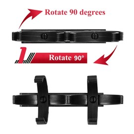 Tyenaza Ball Clip for Golf Professional Golf Ball Holder Clip Organiser Golf Player Golf Tool Accessories for Lovers Clip on Belt (Black)