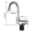 Pojedehy Foldable Kitchen Faucet 360 Dgree Rotation Sink Water Tap