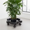 5 Gallon Black Plastic Bucket Dolly with 6 Swivel Casters
