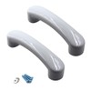 White Ceramic Cabinet Handles Drawer Pulls Knobs Cupboard Knobs for