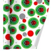 GRAPHICS & MORE Red Ladybug on Green Leaf Ladybird Gift