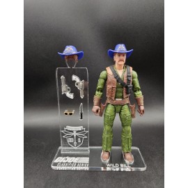 G.I. Joe Classified Dragonfly Wild Bill Acrylic Base Set ***No Toy Included***