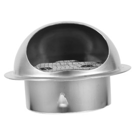 LALAFINA Stainless Steel Round Wall Vent Outlet Cover Durable Exhaust Cap for Kitchens Bathrooms Easy Installation Odor Elimination Compatible with Standard Ducts