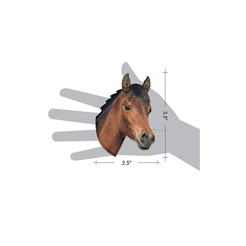 Paper House Productions 3.5" x 2.5" Die-Cut Horse Head Shaped