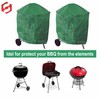 SUL Heavy Duty Waterproof Kettle Barbecue Grill Cover with Securing