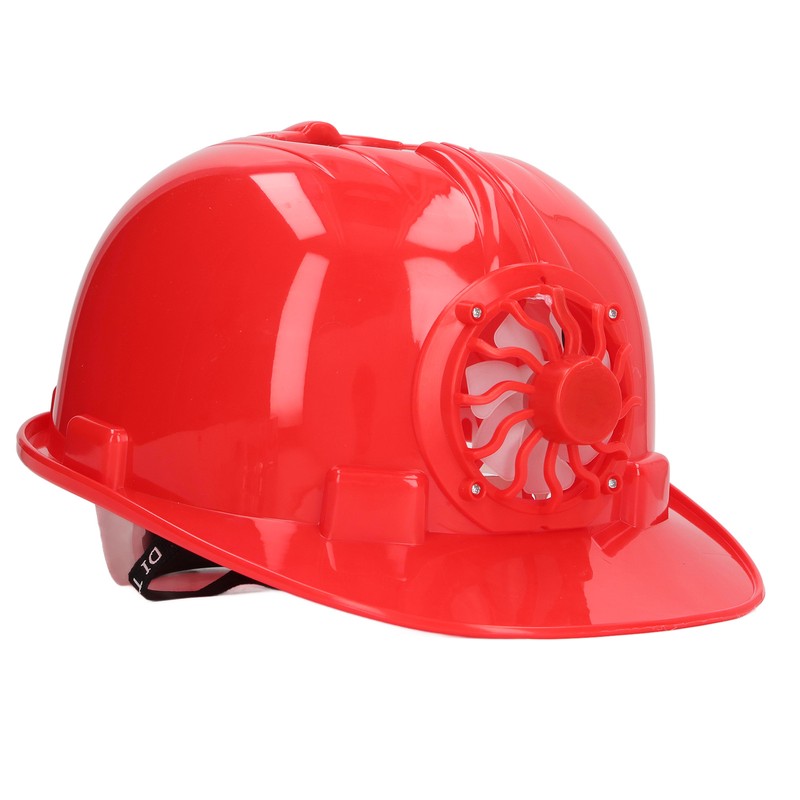 Hard Hat with Solar Fan Plastic Ventilated Safety Helmet Breathable