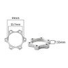 Bicycle Bike Freewheel Threaded Hubs Disk Disc Brake Rotor 6