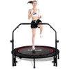 48 Inch Foldable Fitness Trampolines with 4 Level Adjustable Heights