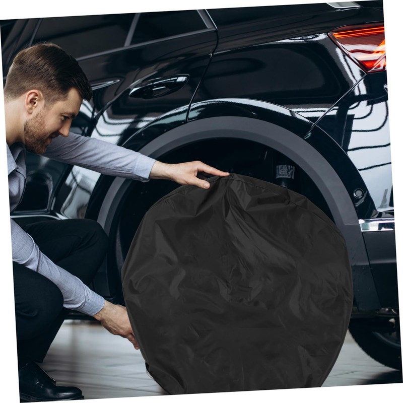 GARVALON Universal Wheel Cover for Motorhomes, Waterproof Tyre Cover for