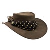 Jacaru Australia 1064 Kimberley Hat, Brown, XX-Large