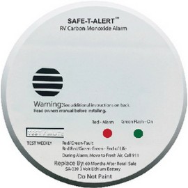 MTI Industry SA339WT Round Sealed Battery Carbon Monoxide Alarm-White