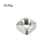 sourcing map M8 Square Nuts, 304 Stainless Steel Metric Coarse