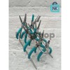 Jewelry Plier Set of 8 Pliers with Stand Green Grip