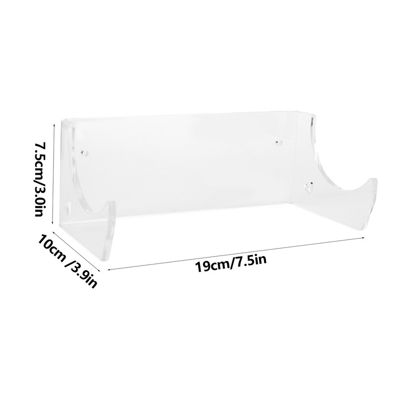 2Pcs Wall Shelf Skateboard Hanger Display Storage Rack Snowboard Organizer