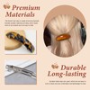 3Pcs French Hair Barrettes, Tortoise & Leopard Acetate Clips