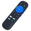 Replacement Remote Control Applicable for Element Roku TV E2AA40R-T E4AA43R-G