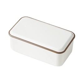 Takenaka Retro Moda Lunch Box, Square Wide Lunch, Gray, 34.0 fl oz (940 ml)