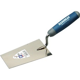 HAROMAC Berner Plastering Trowel 140 mm, 2-component Soft Grip, Rustproof, 120601402