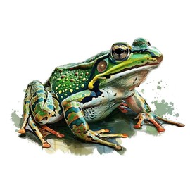 Dopetattoo 6 Sheets Temporary Tattoos for Women Adults Frogs Tattoo Realistic Green Color Watercolor Temporary tattoo for Men for Woman Neck Arm