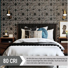 Diodesy- Half Silver Bowl LED Light Bulb G40 Dimmable 6.5W (40W Equivalent) E26 Medium Base 2700K Warm White 450 Lumen Decorative Frosted Dipped Globe Shape for Bathroom Vanity Mirror Pack of 4