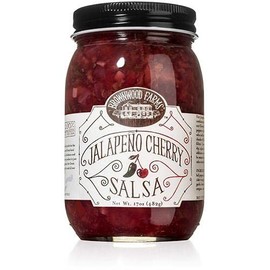 Brownwood Farms Fruit Salsa, Sweet and Fruity, Made in Small Batches, From the Great Lakes Region (Jalapeno Cherry)