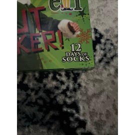 Elf Men's 12 Days of Socks - Elf Crew Socks - Son of A Nut Cracker! 6-12 Free Ship