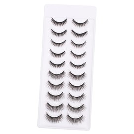 NOLITOY Glamorous False Eyelashes for Women 10 Pairs Natural Look Lightweight for Family Gatherings Events