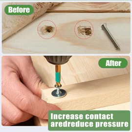 Czkonore Washers M4-M5-M6-M8 (Pack of 65) - 4 Sizes Stainless Steel Washers DIN 9021 A2/V2A | Flat Washers & Body Washers for Screws, Nuts, Threaded Rods