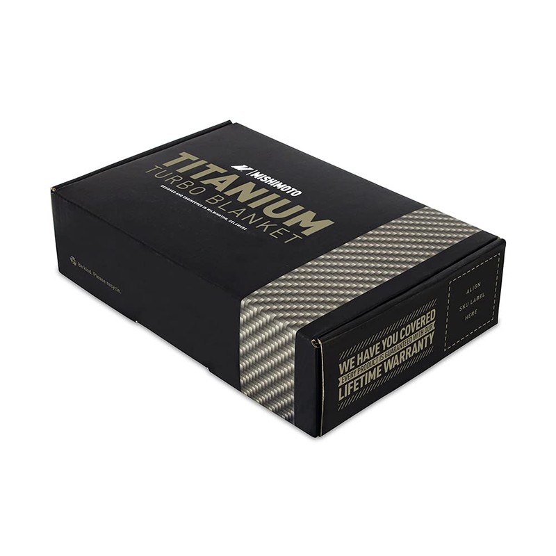 Mishimoto MMTB-RAM-04 Titanium Turbo Blanket, Compatible With Dodge Ram 5.9L