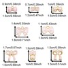 Julie Wang 40PCS Alloy Enamel Bowknot Charms Pink Bow Charm