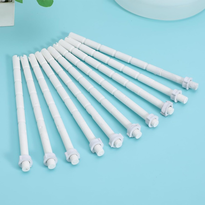 UKCOCO Toilet Tank Button Rods Replacement 10Pcs Adjustable Flush Rods