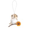 Ganz Sunflower Owl Hanging Ornament, 3.25-inch Width, Holiday Decor, ACRYF-153