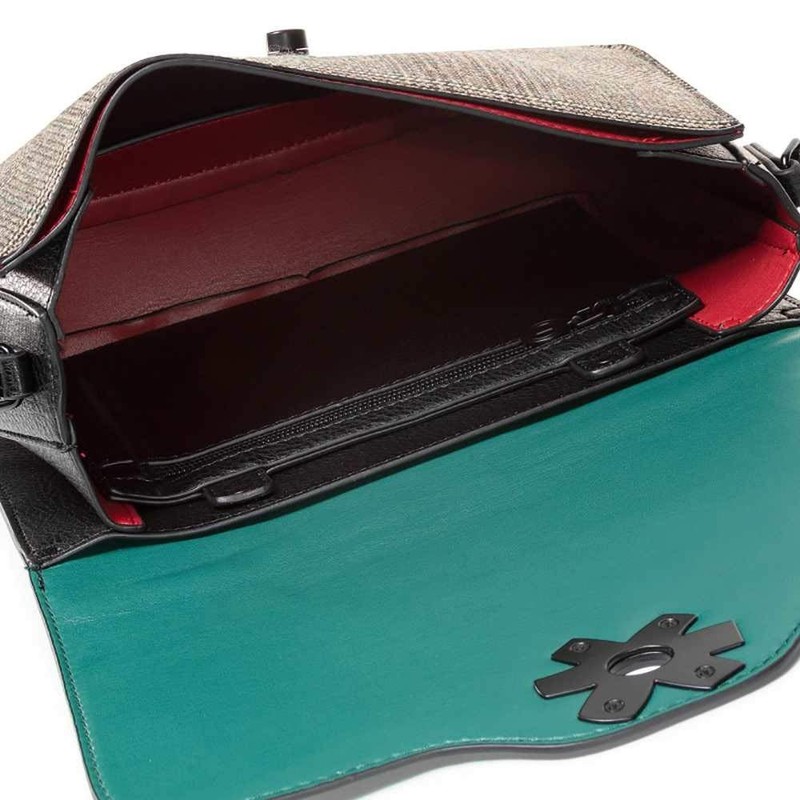 Desigual Women's Accessories PU Across Body Bag, Black, U EU,