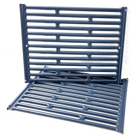 Direct Store DS122 7523 7521 7522 15" Porcelain Steel Cooking Grates Replacement for Weber Spirit E-210, Spirit S 200 & 210 (Pre-2012 with Side Control), Genesis Silver A, Spirit 500, 65904 65905