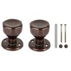 ADGO 1 x Double Sided Door Knob for Gate, Balcony,