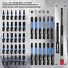 80-Piece Magnetic Impact Nut Driver Set Metric & SAE with