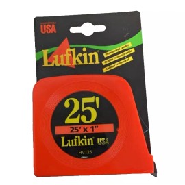 Lufkin 5 pack Lufkin Tape Measure Belt Clip Locking 25' x 1   HV125  MADE USA