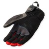 REV'IT! Men's Cavern Adventure Touring Motorcycle Gloves (Grey/Red - Large)