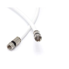 PHAT SATELLIT INTL WHITE COAXIAL RG6 CABLE SATELLITE TV MODEM INTERNET COAX CABLE UL ETL CATV 50FT