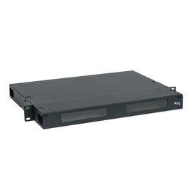 ICC 1U Fiber Optic Rack Mount Enclosure - 3 Slots for LGX Compatible Adapter Panels or Cassettes, Supports up to 72 Fibers, Fits 19-Inch Racks, Secure Fiber Management Solution, ICFORE31RM