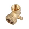tecuro High Quality Brass Clamp Connector Ceiling Angle 1/2 Inch