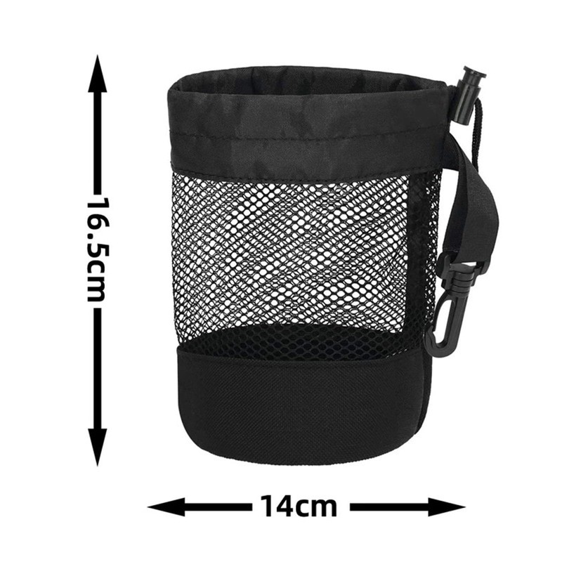 Golf Bag, Black, Abrasion Resistant, Portable, Washable, Reinforced Bottom, One