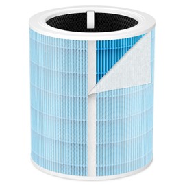 Core 600S Smoke Remover Replacement Filt-er Compatible with LEVOIT Core 600S/ Core 600S-P Air Purifi-er, 4-in-1 HEPA and Activated Carbon Filt-er, Core 600S-RF-SR, Blue