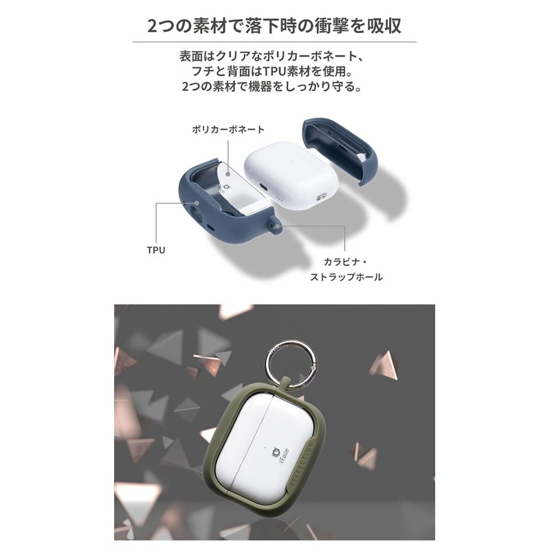 iFace Reflection AirPods Pro 2nd and 1st Generation Case, Polycarbonate