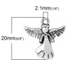 Shelly's Buttons and More Angel - Antique Silver Charms (4