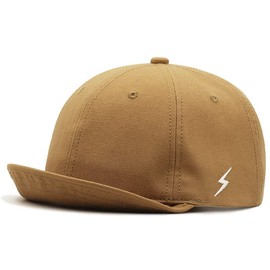 UVERONE Men's Large Size Cap, Umpire Cap, Deep, Short Brim, Simple, 23.6 inches (60 cm), beige (2)