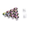 Starworld 10 Pieces Colorful Drawer Knobs, Crystal Glass Door Pull