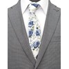 ZENXUS Cotton Skinny Ties for Men, 2.5 inch Slim Casual